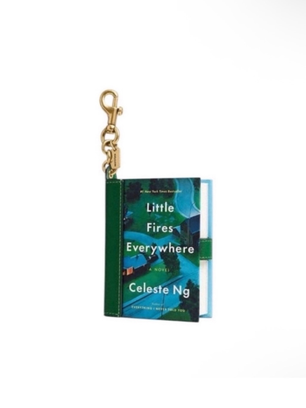 Coach Little Fires Everywhere By Celeste Ng Book Bag Charm-NWT